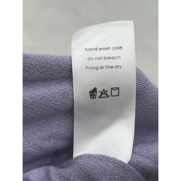 NWT Naked Wardrobe Scoop Neck Crop Top Long Sleeve Stretch Iris Plus Size 1X - Picture 9 of 10